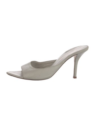 Gia Borghini x Pernille Teisbaek Leather Slides