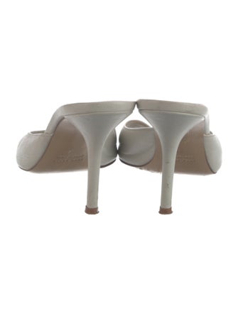 Gia Borghini x Pernille Teisbaek Leather Slides