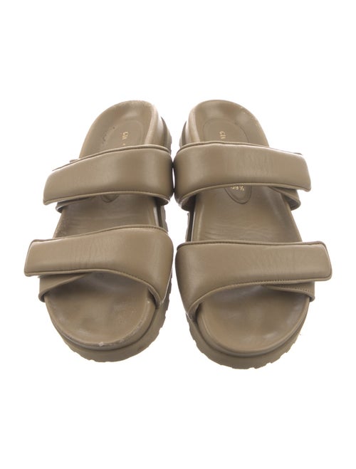 Gia Borghini x Pernille Teisbaek Leather Slides