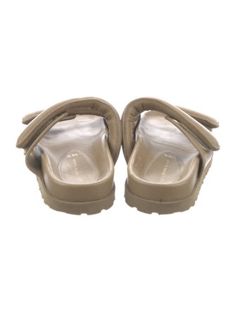 Gia Borghini x Pernille Teisbaek Leather Slides