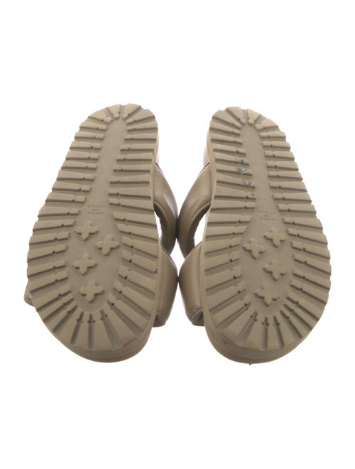 Gia Borghini x Pernille Teisbaek Leather Slides