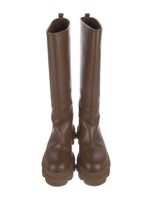 Gia Borghini x Pernille Teisbaek Leather Rain Boots