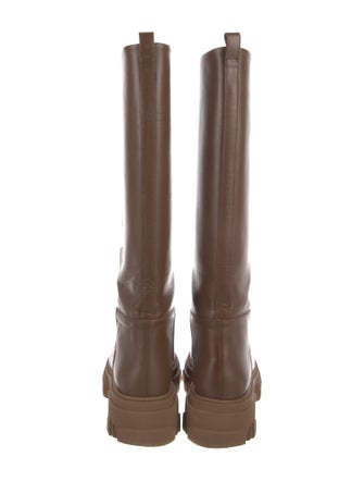 Gia Borghini x Pernille Teisbaek Leather Rain Boots