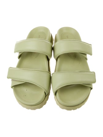 Gia Borghini x Pernille Teisbaek Leather Slides