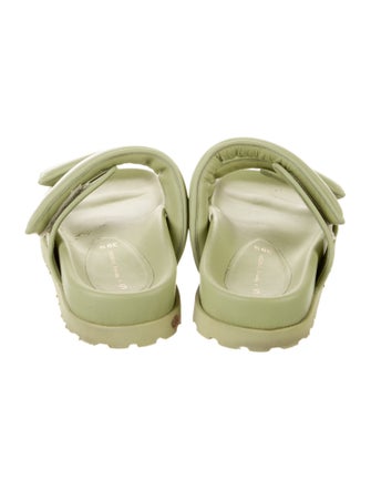 Gia Borghini x Pernille Teisbaek Leather Slides