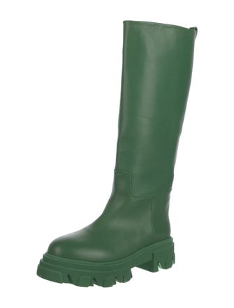 Gia Borghini x Pernille Teisbaek Leather Rain Boots