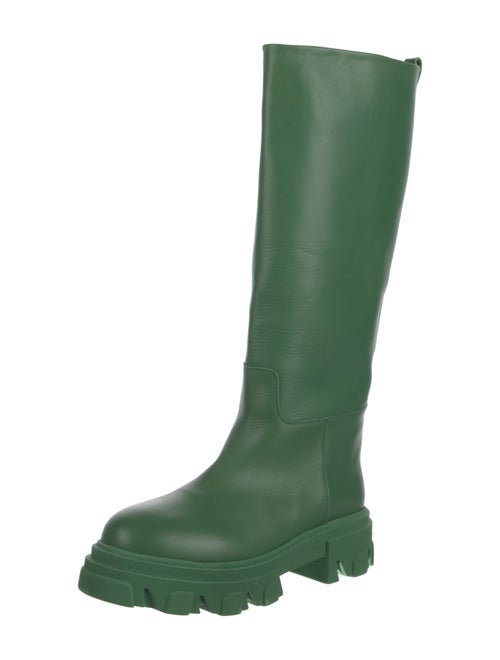 Gia Borghini x Pernille Teisbaek Leather Rain Boots