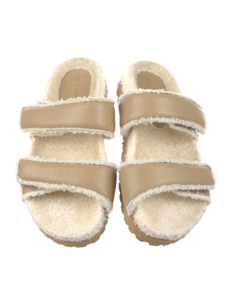 Gia Borghini x Pernille Teisbaek Leather Slides