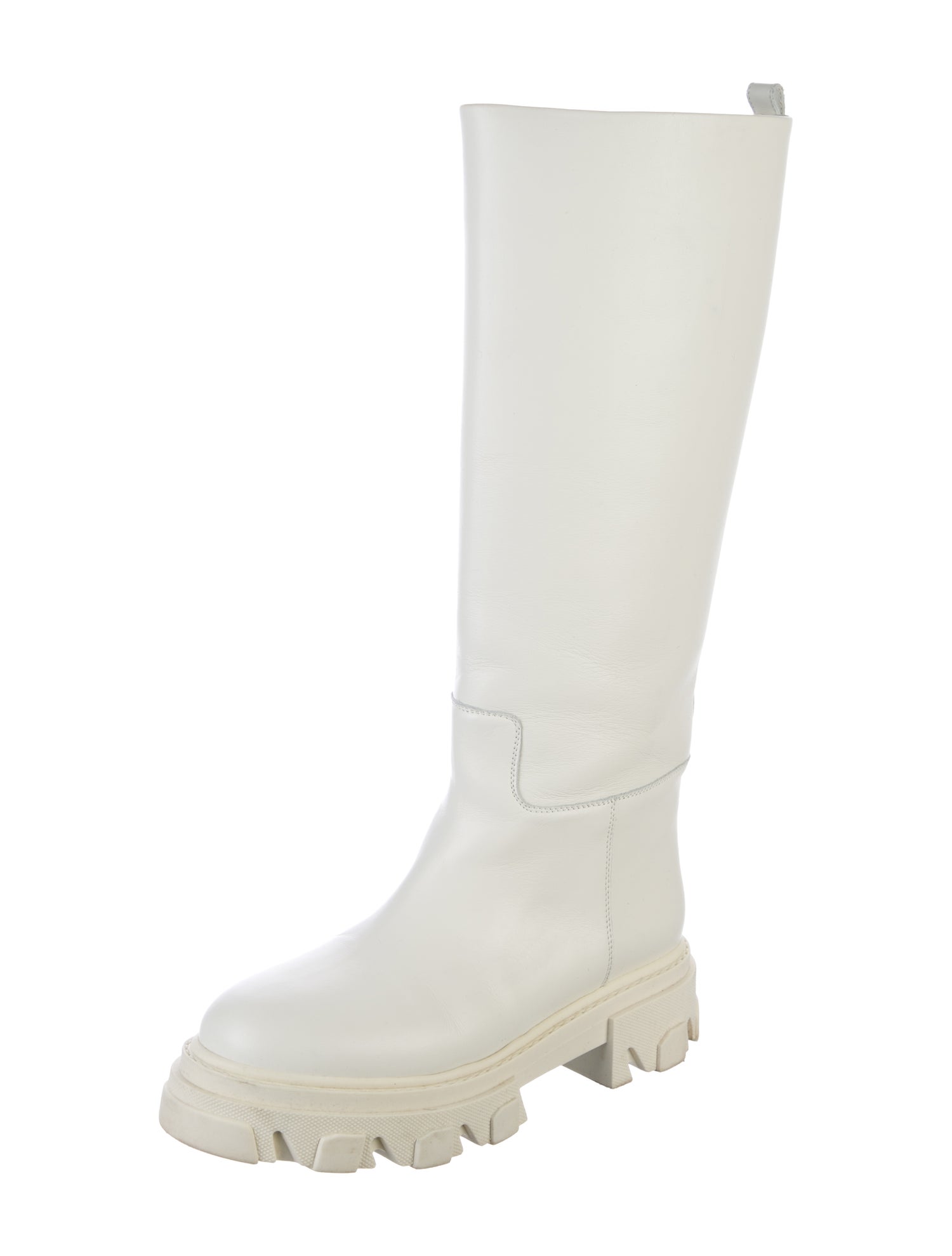 Gia Borghini x Pernille Teisbaek Leather Rain Boots