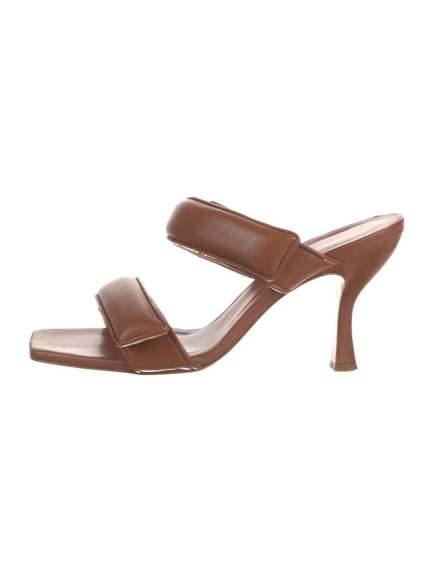Gia Borghini x Pernille Teisbaek Leather Slides
