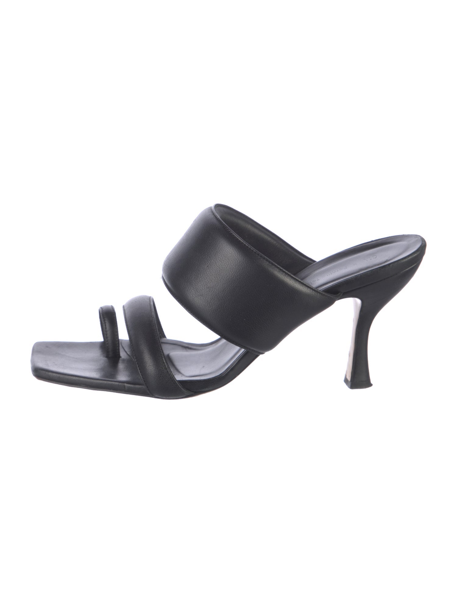 Gia Borghini x Pernille Teisbaek Leather Slides