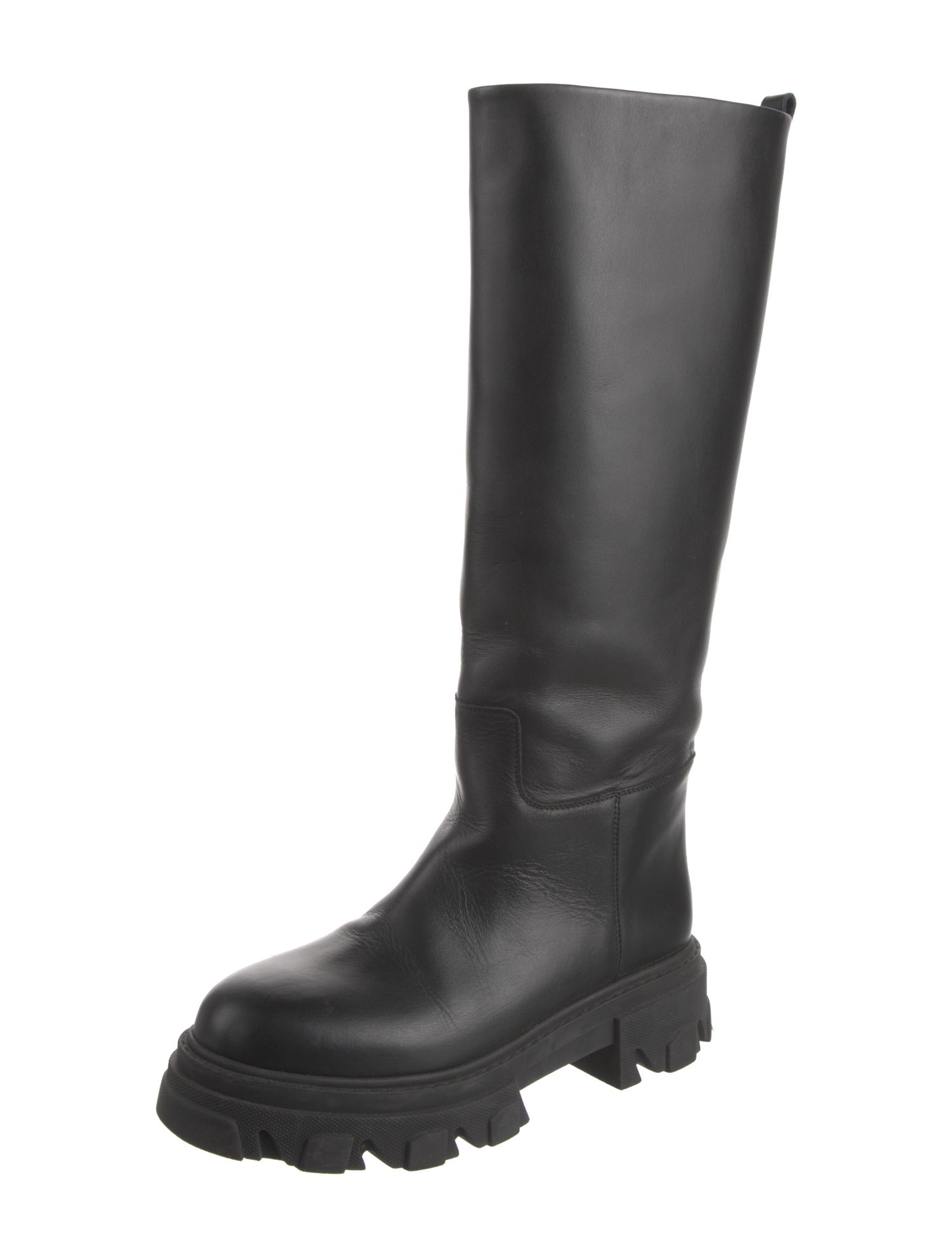 Gia Borghini x Pernille Teisbaek Leather Rain Boots