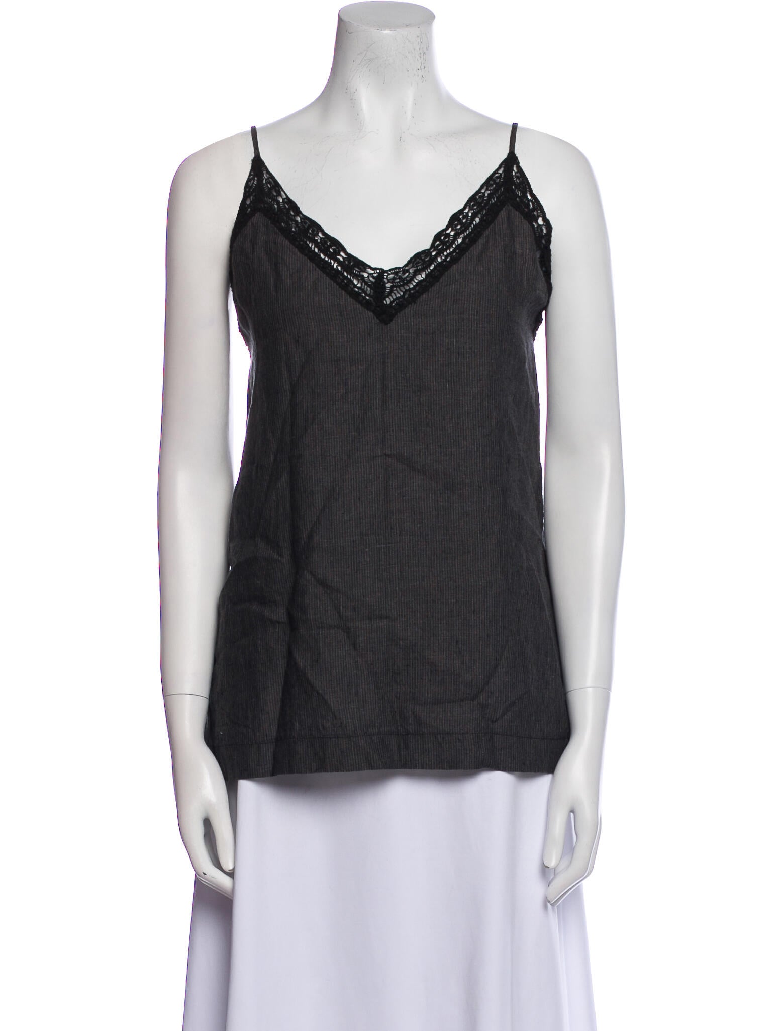 Gold Hawk Linen V-Neck Top