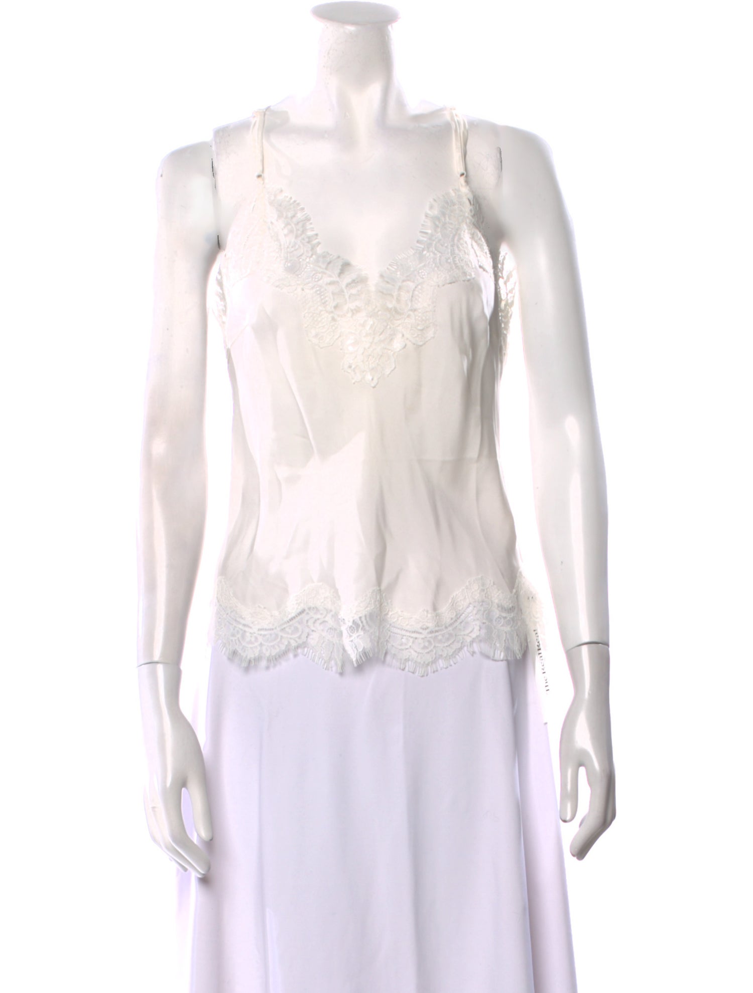 Gold Hawk Silk V-Neck Blouse