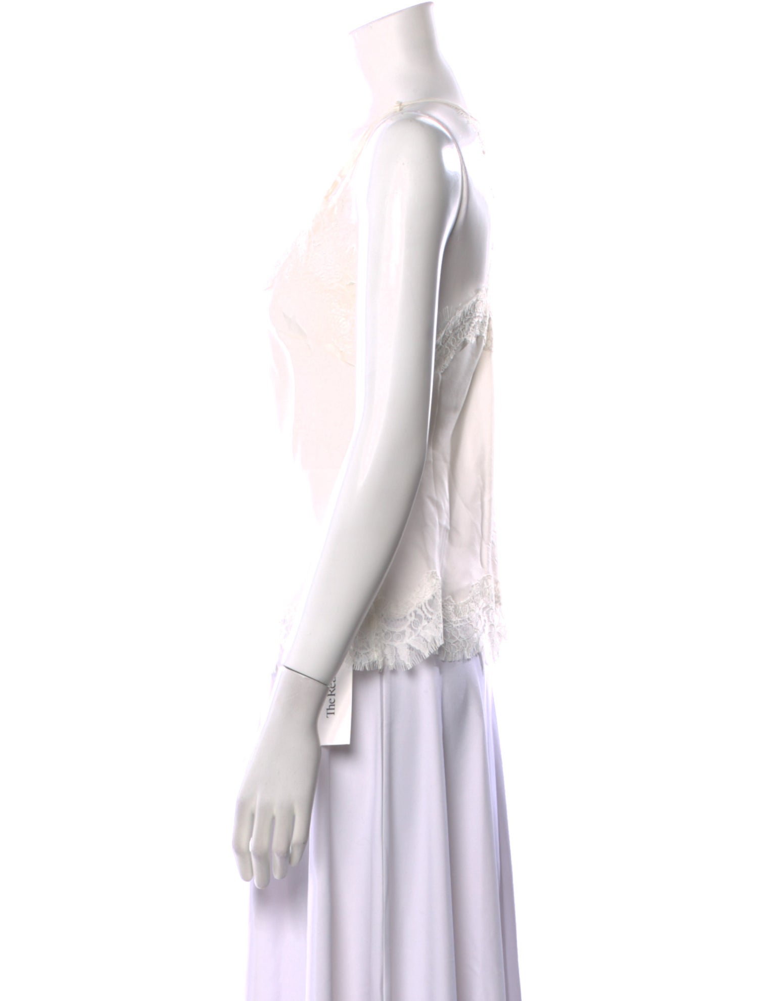 Gold Hawk Silk V-Neck Blouse