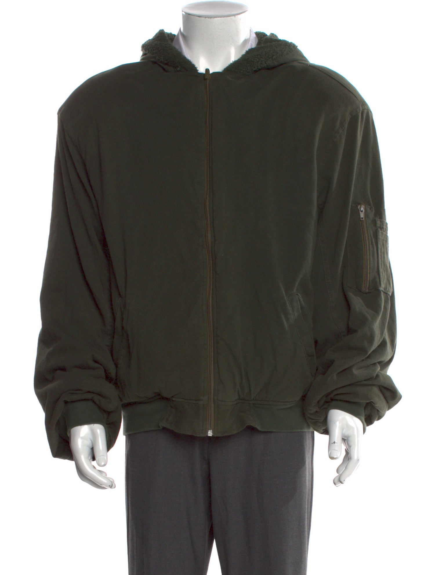 Greg Ross Mock Neck Long Sleeve Cardigan