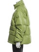 GOLF Wang Flame Puffer Leather Lambskin Puffer Coat