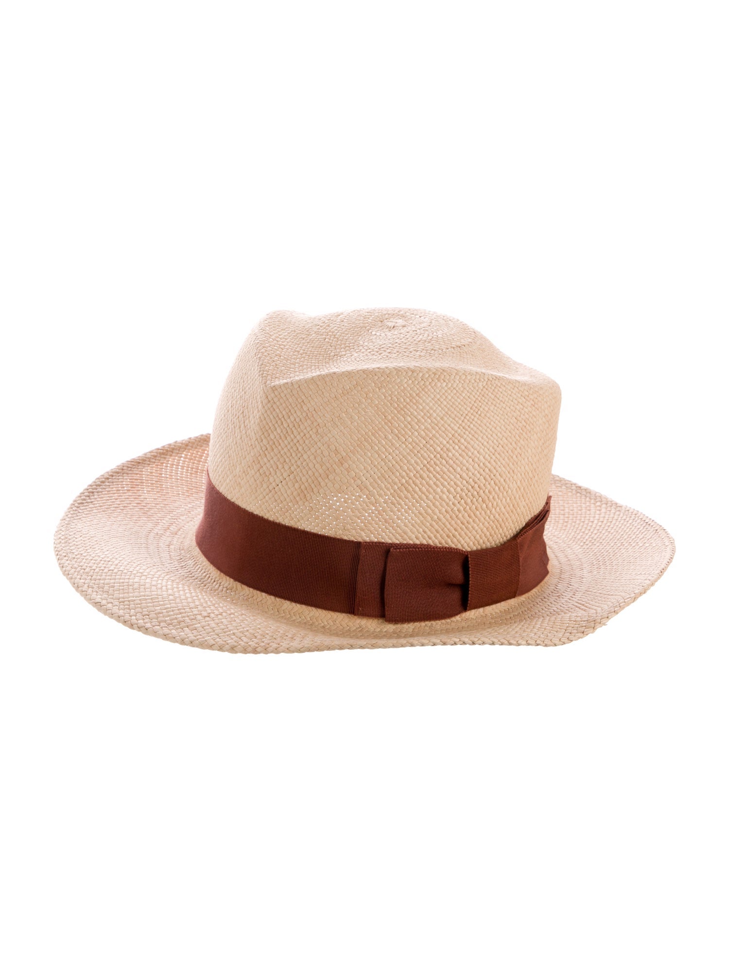 Gladys Tamez Neutral Straw Sun Hat