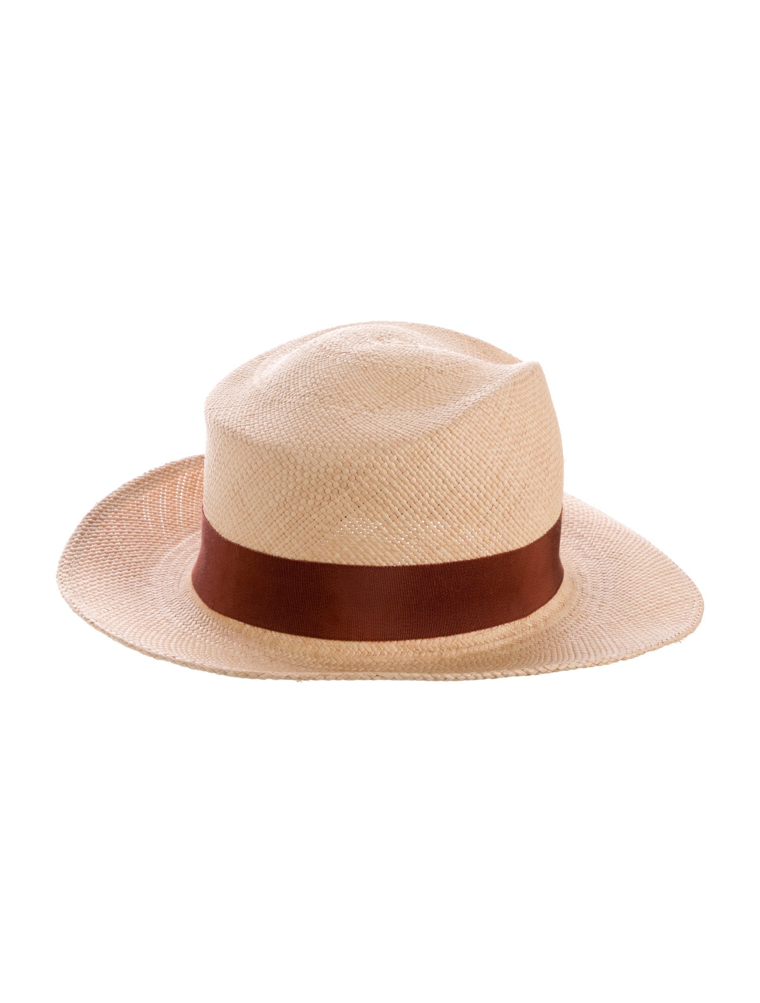 Gladys Tamez Neutral Straw Sun Hat