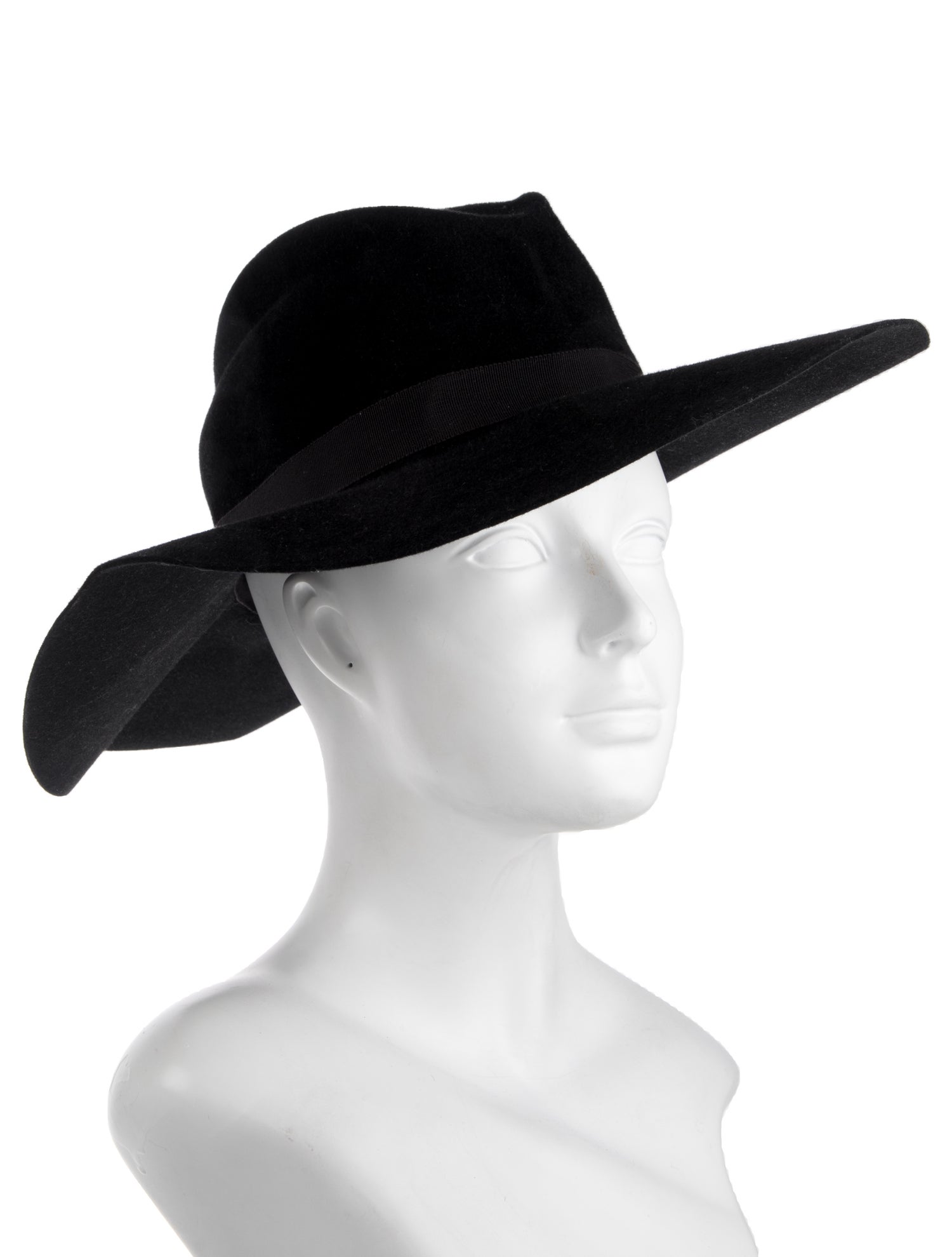Gladys Tamez Wool Grosgrain Hat