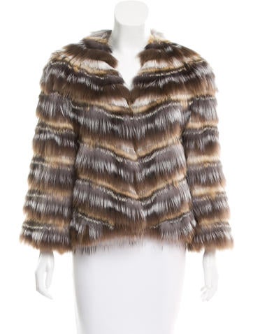 Glamourpuss Fur Paneled Jacket w/ Tags