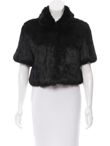 Glamourpuss Short Sleeve Fur Bolero