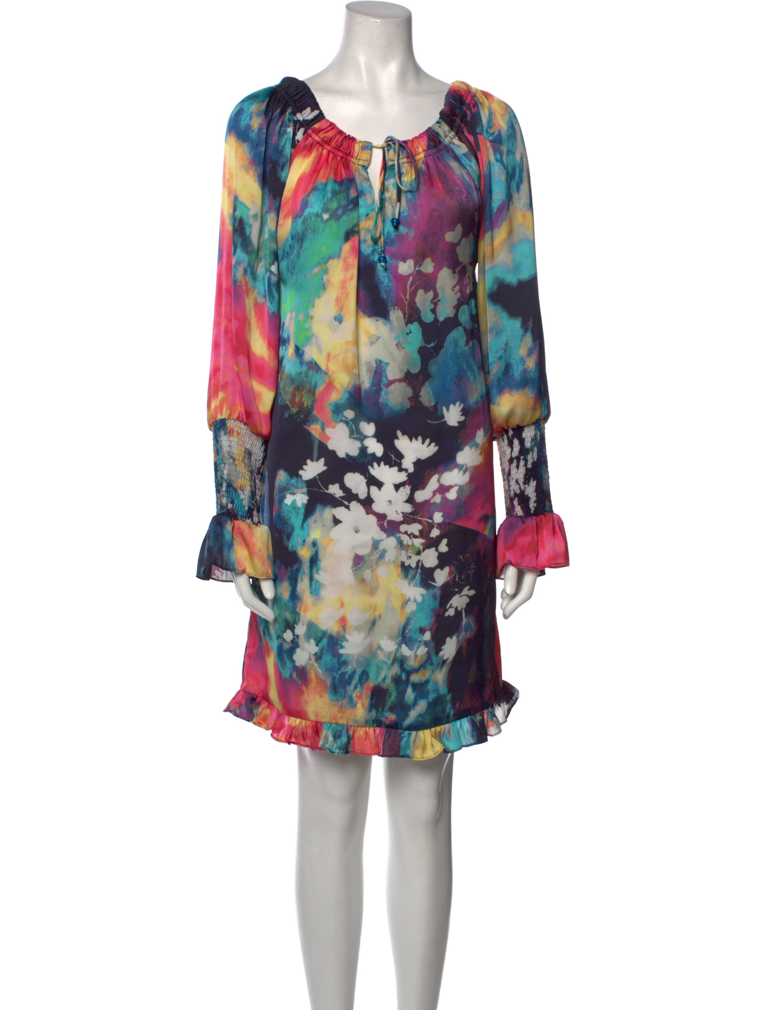 Glamourpuss Printed Mini Dress