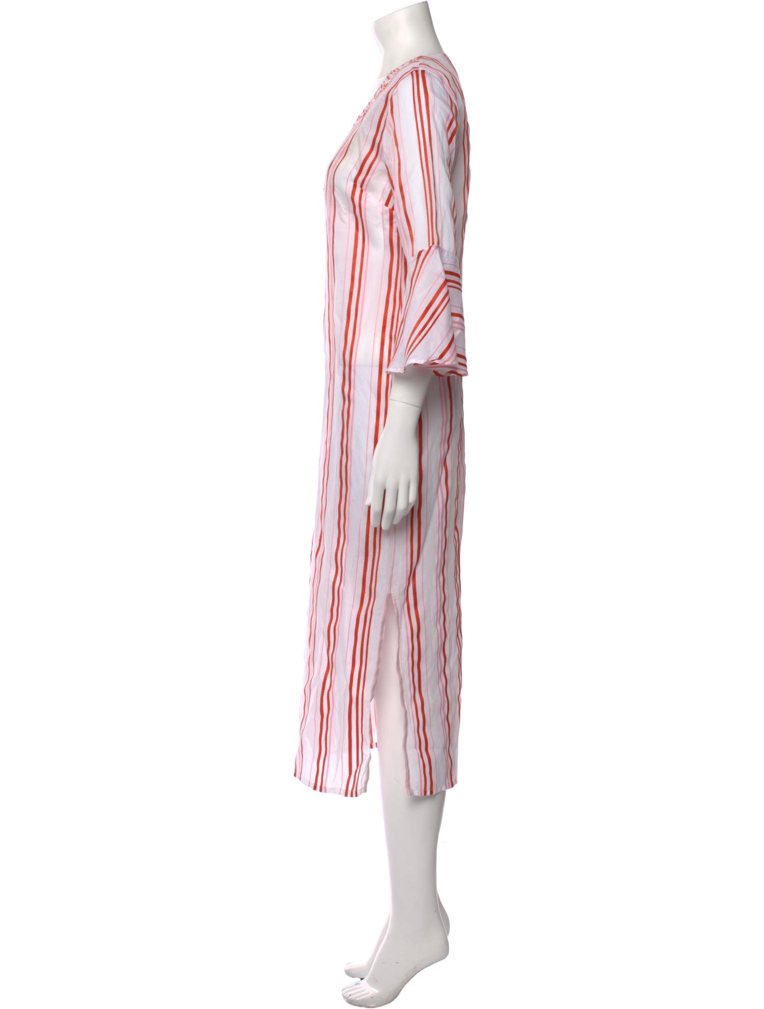 Glamourpuss Striped Long Dress