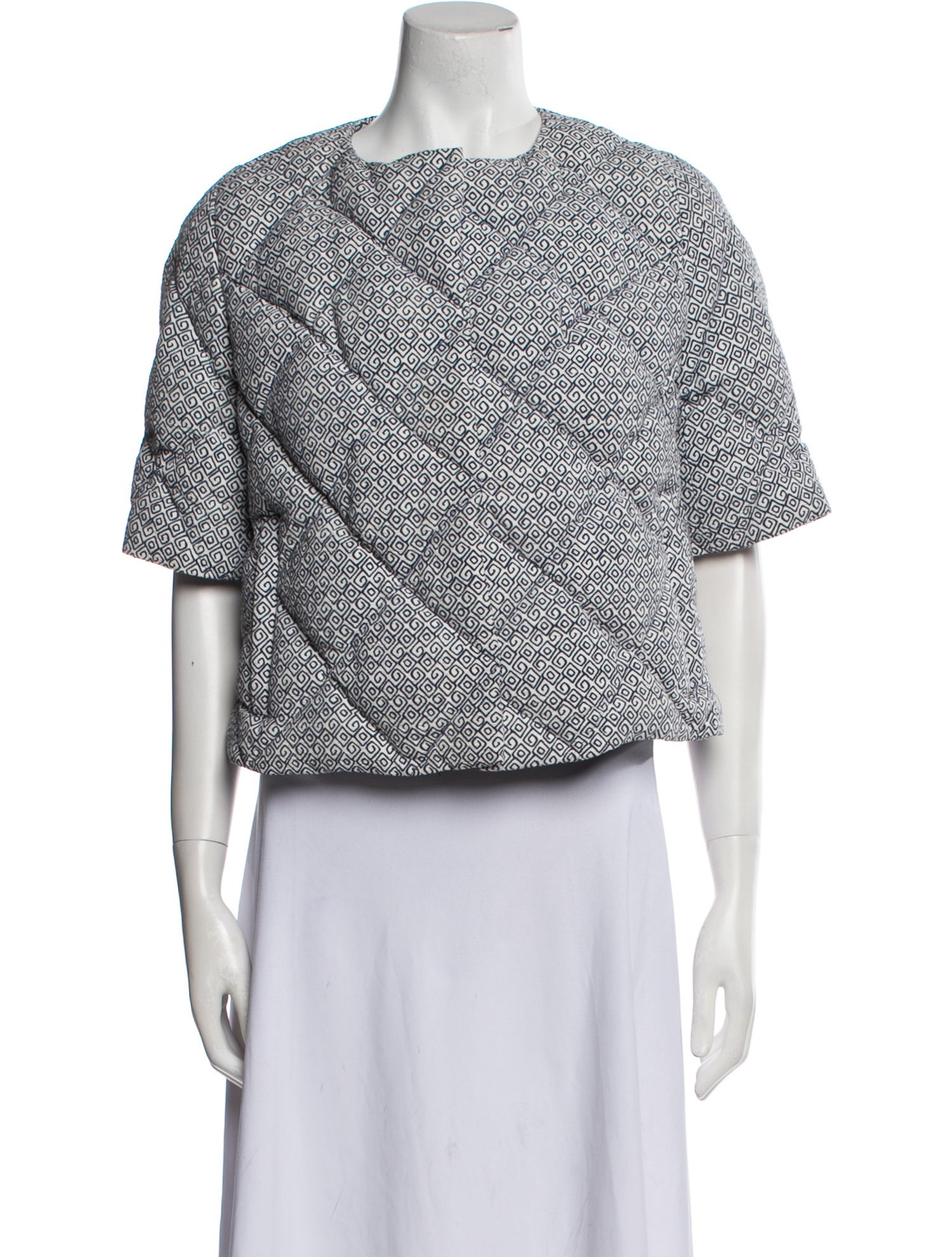 Glamourpuss Printed Down Jacket