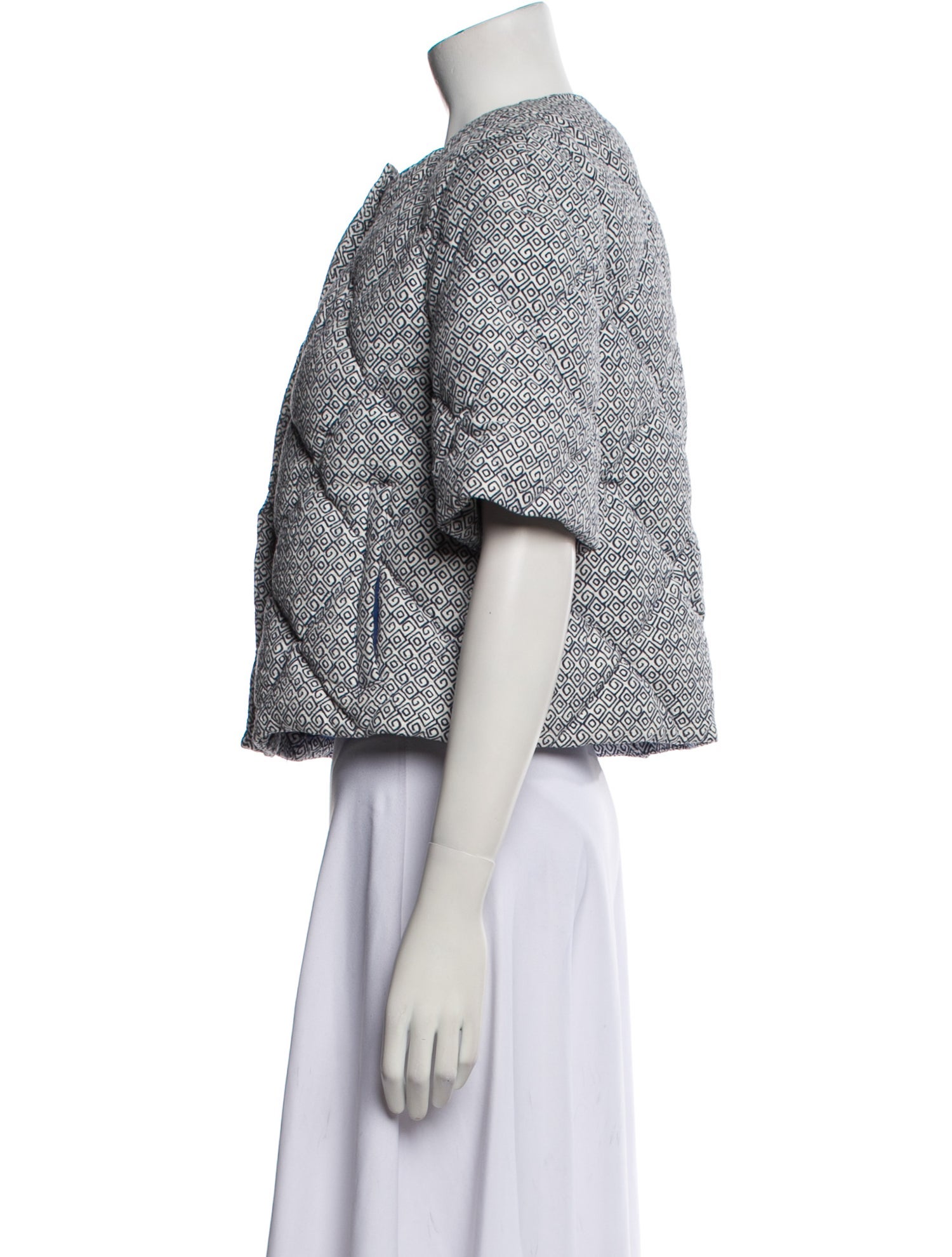 Glamourpuss Printed Down Jacket