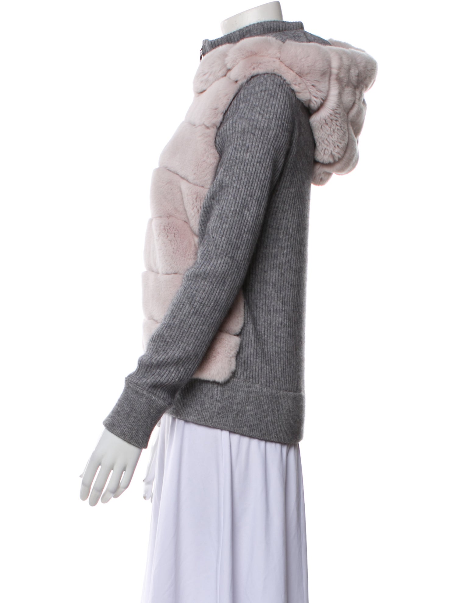 Glamourpuss Cashmere Colorblock Pattern Jacket