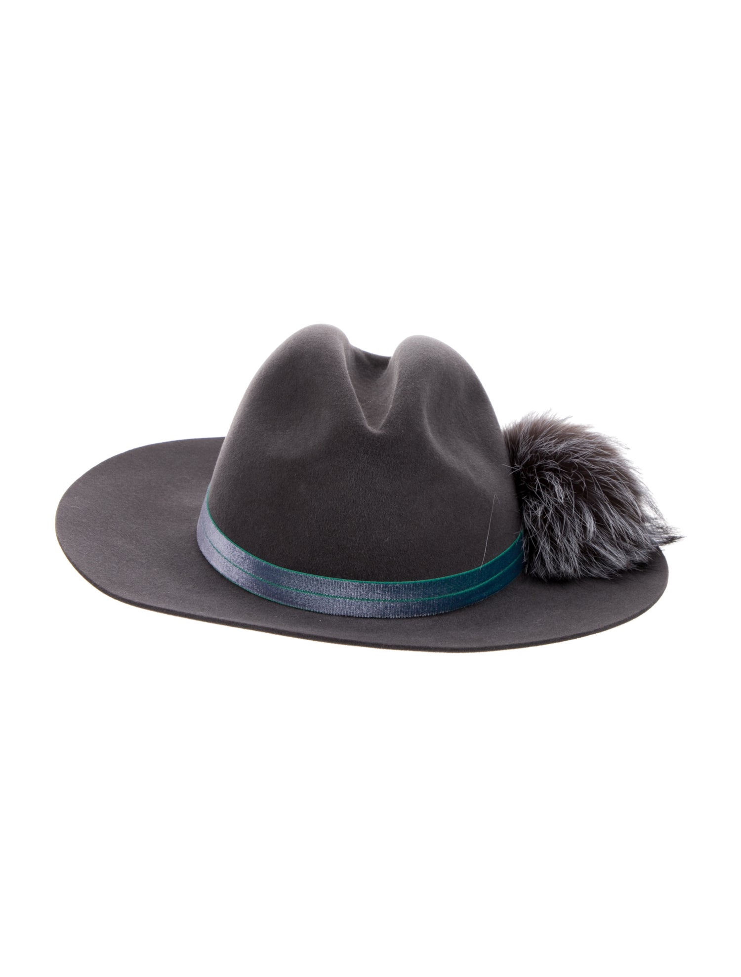 Glamourpuss Fur Felt Fedora Hat