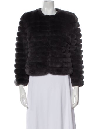 Glamourpuss Fur Printed Fur Jacket