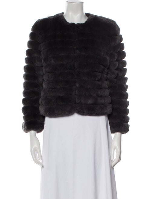 Glamourpuss Fur Printed Fur Jacket