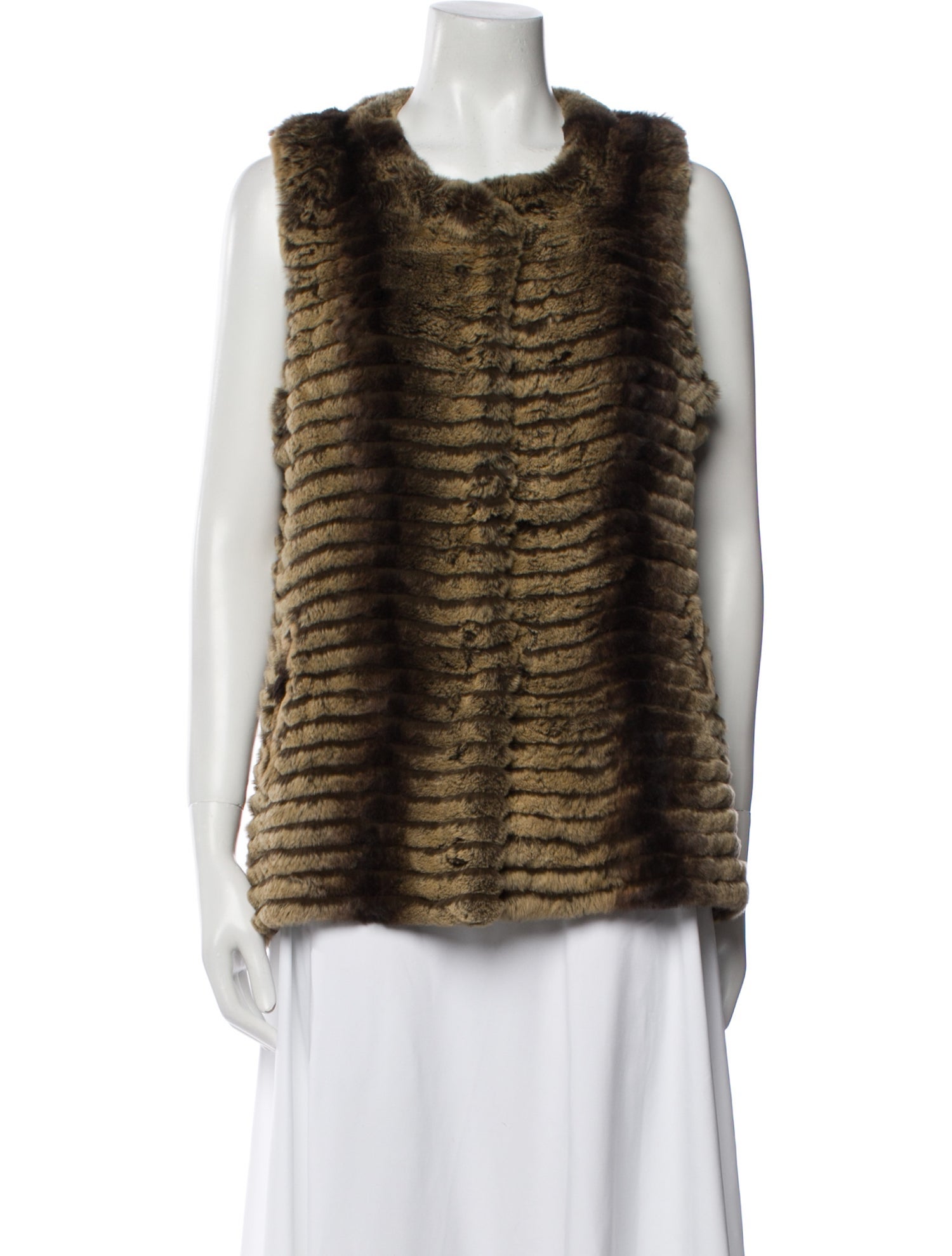 Glamourpuss Fur Animal Print Fur Jacket