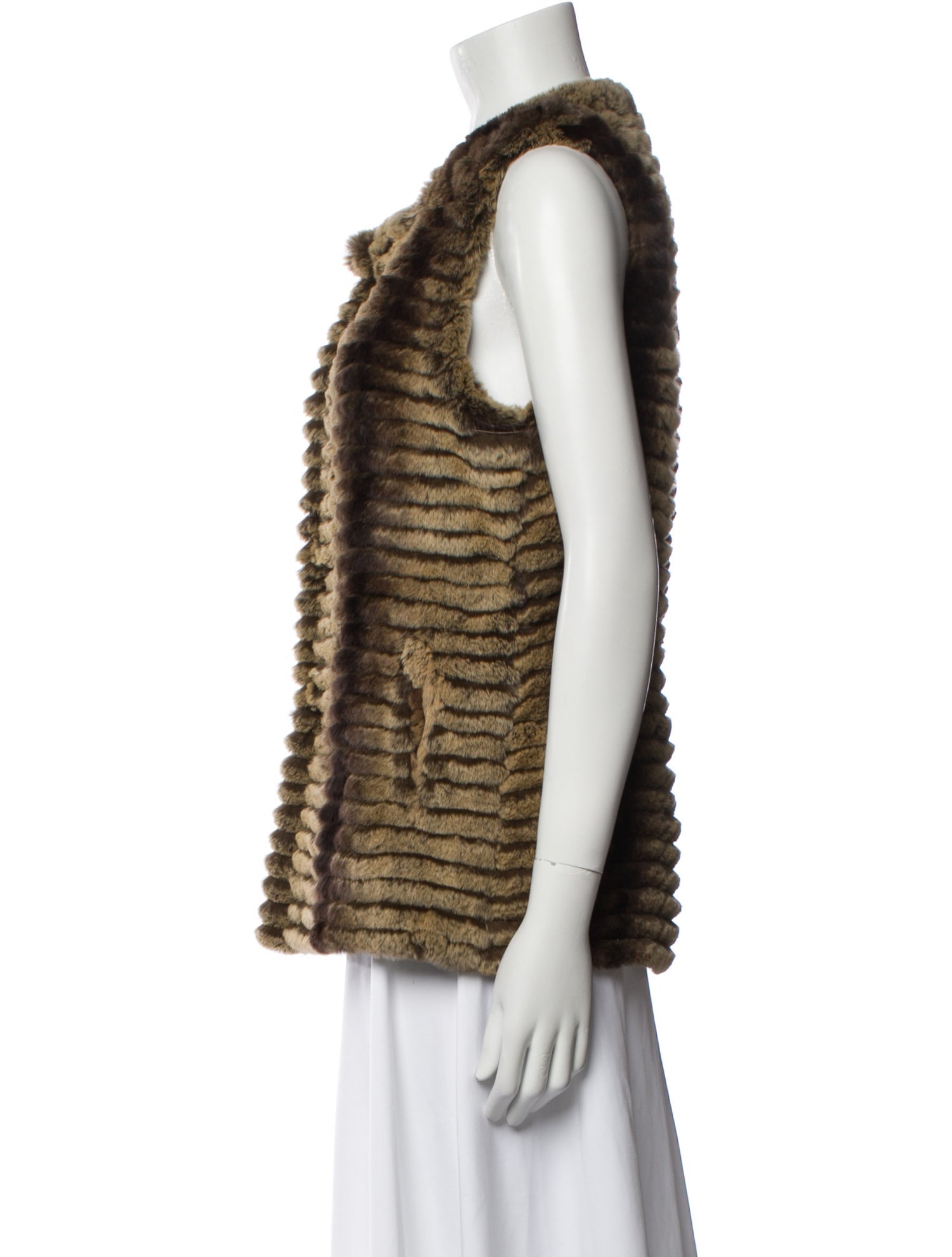 Glamourpuss Fur Animal Print Fur Jacket