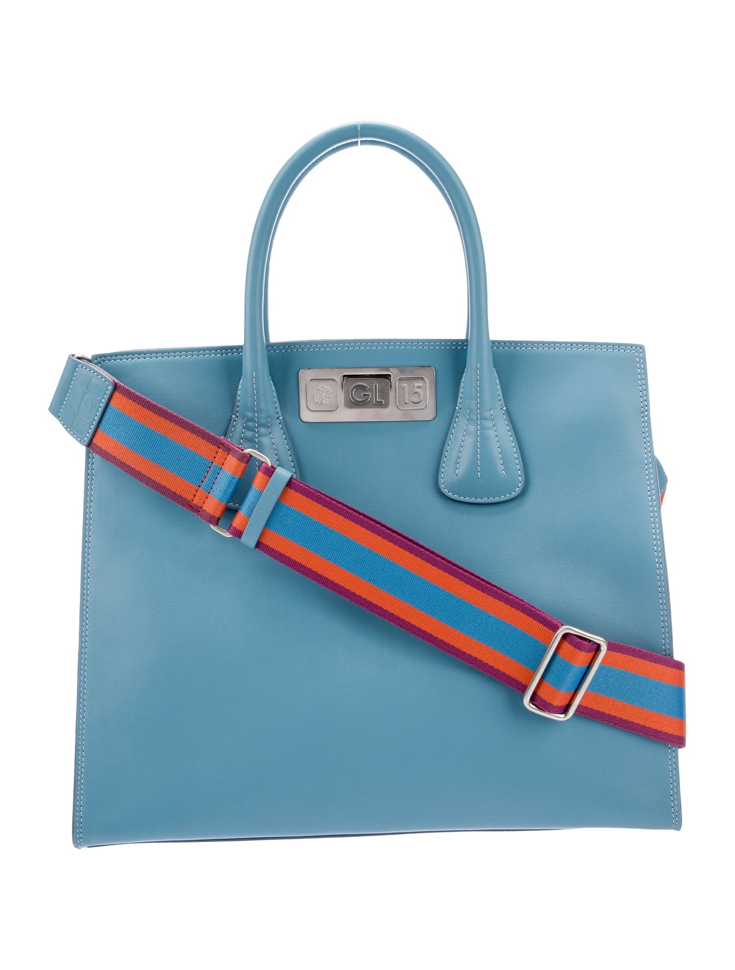 GL Smooth Leather Handle Bag