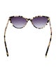 Garrett Leight x Clare V. Cat-Eye Gradient Sunglasses