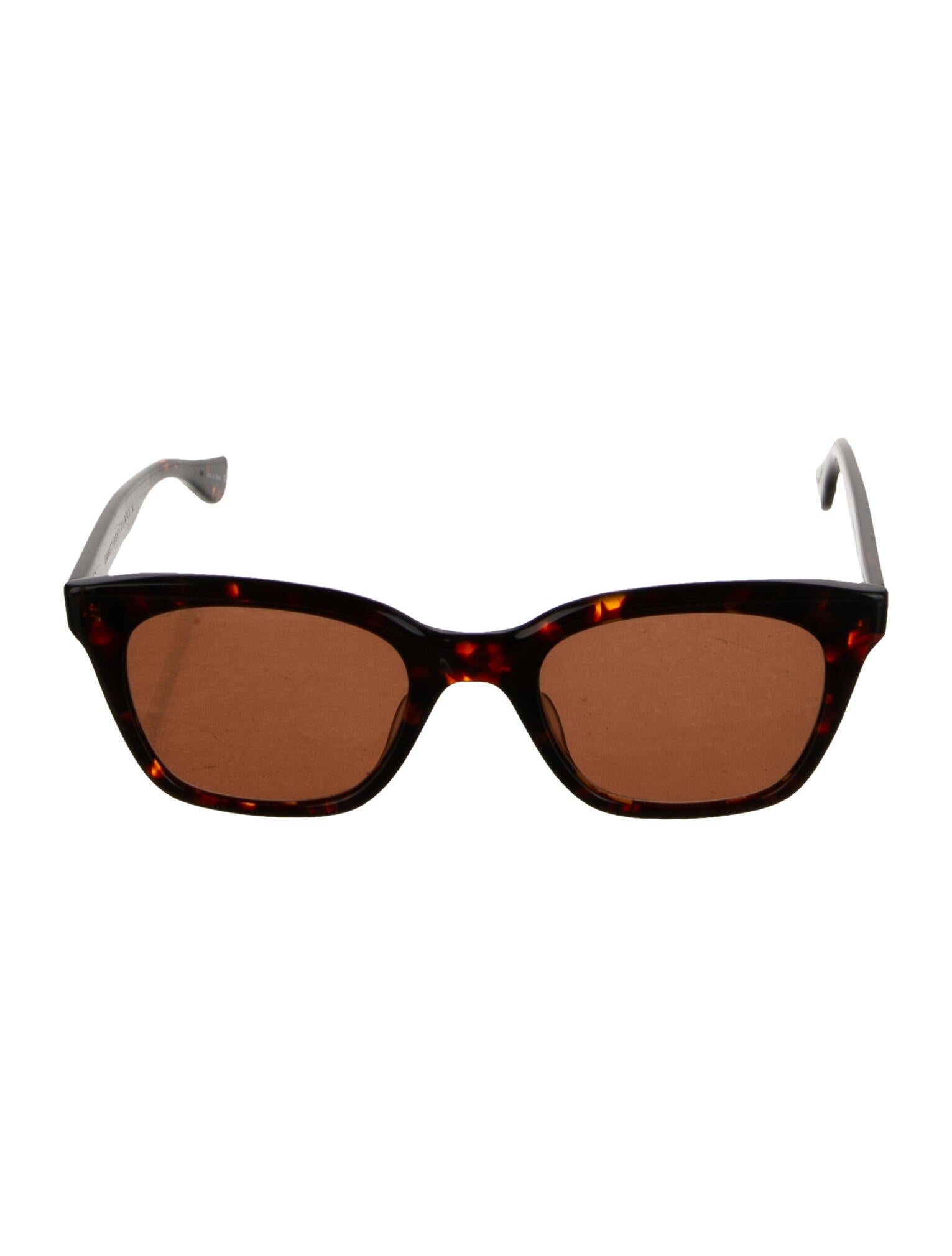 Garrett Leight x Clare V. Square Tinted Sunglasses