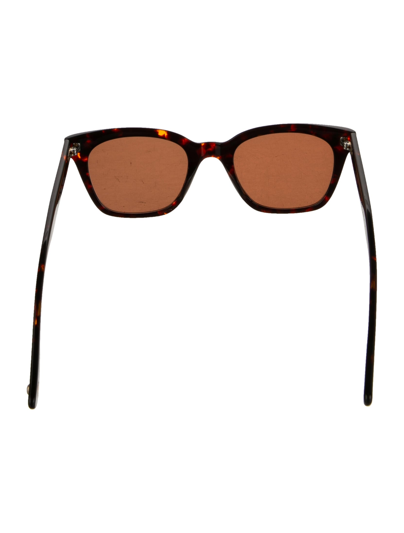 Garrett Leight x Clare V. Square Tinted Sunglasses
