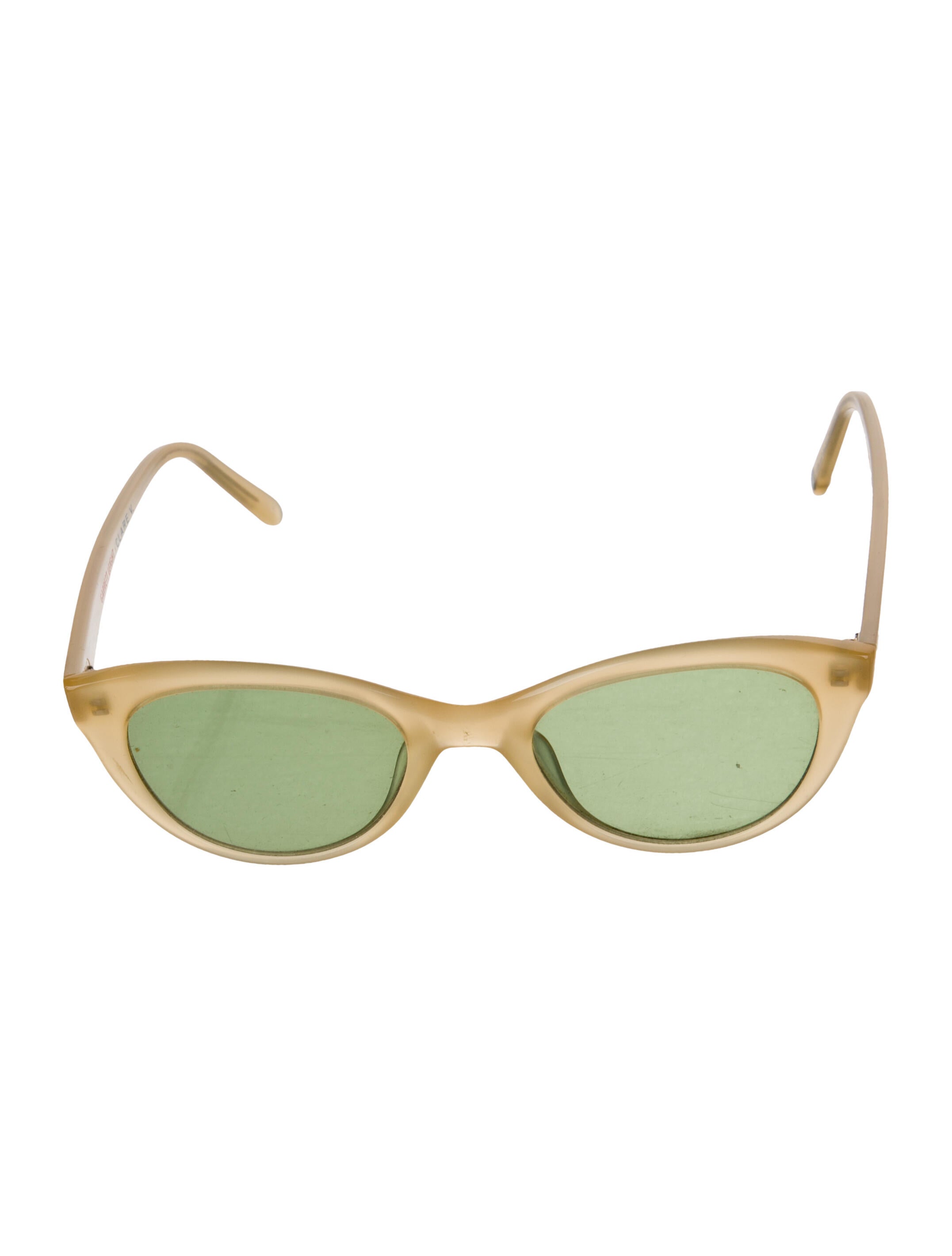 Garrett Leight x Clare V. Cat-Eye Tinted Sunglasses