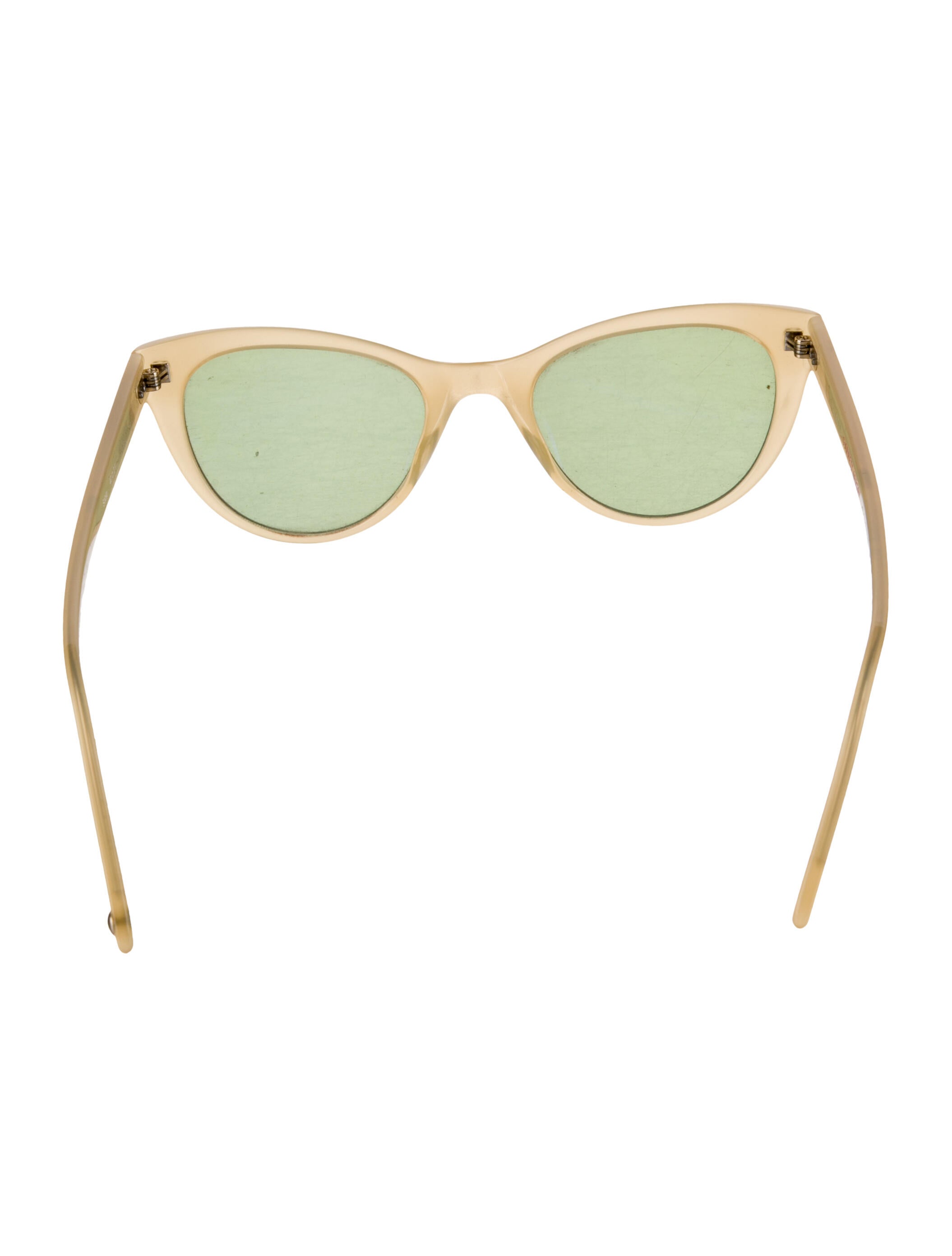 Garrett Leight x Clare V. Cat-Eye Tinted Sunglasses