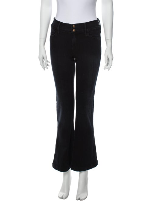 GoldSign Mid-Rise Flared Jeans Blue