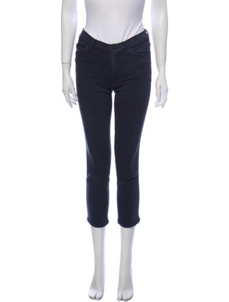 GoldSign Low-Rise Straight Leg Jeans