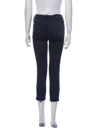 GoldSign Low-Rise Straight Leg Jeans