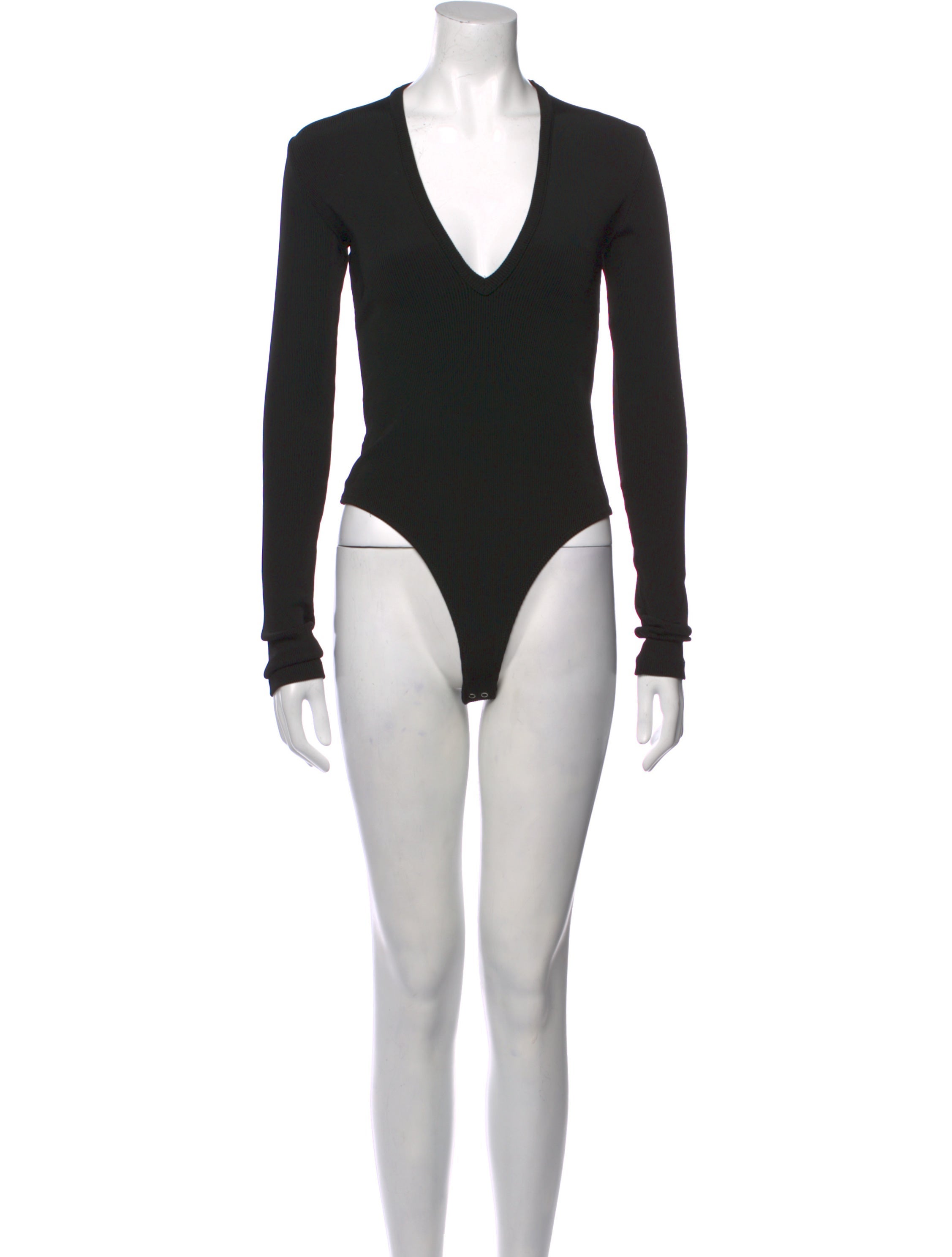 GoldSign V-Neck Long Sleeve Bodysuit