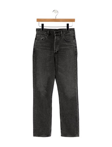 GoldSign Jeans High-Rise Straight Leg XS