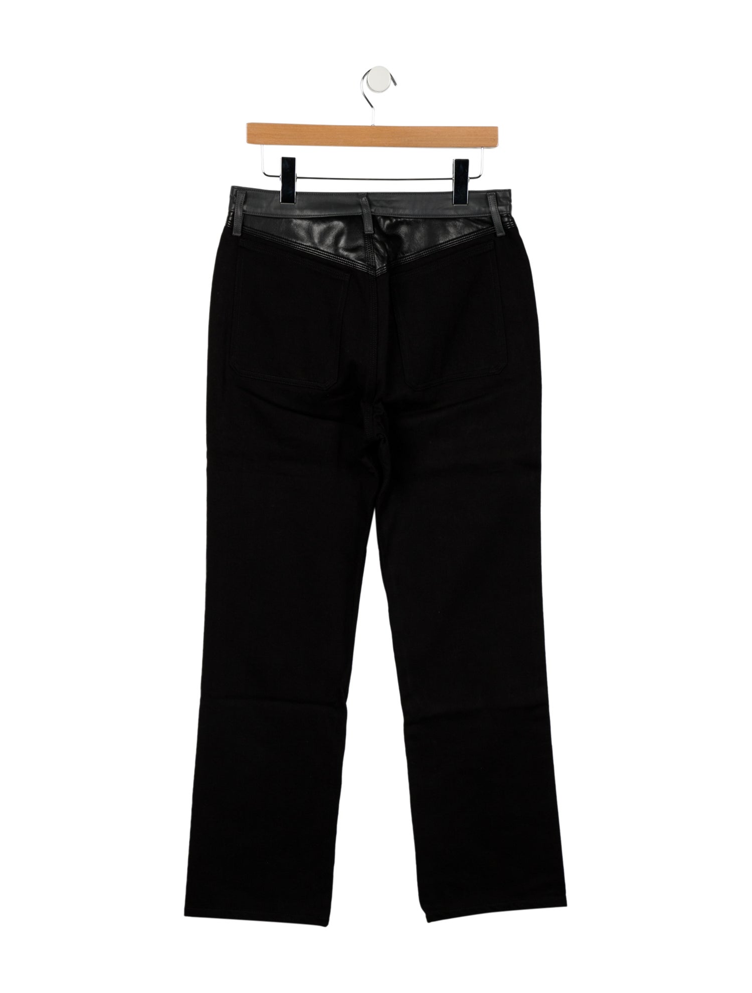 GoldSign High-Rise Wide Leg Jeans