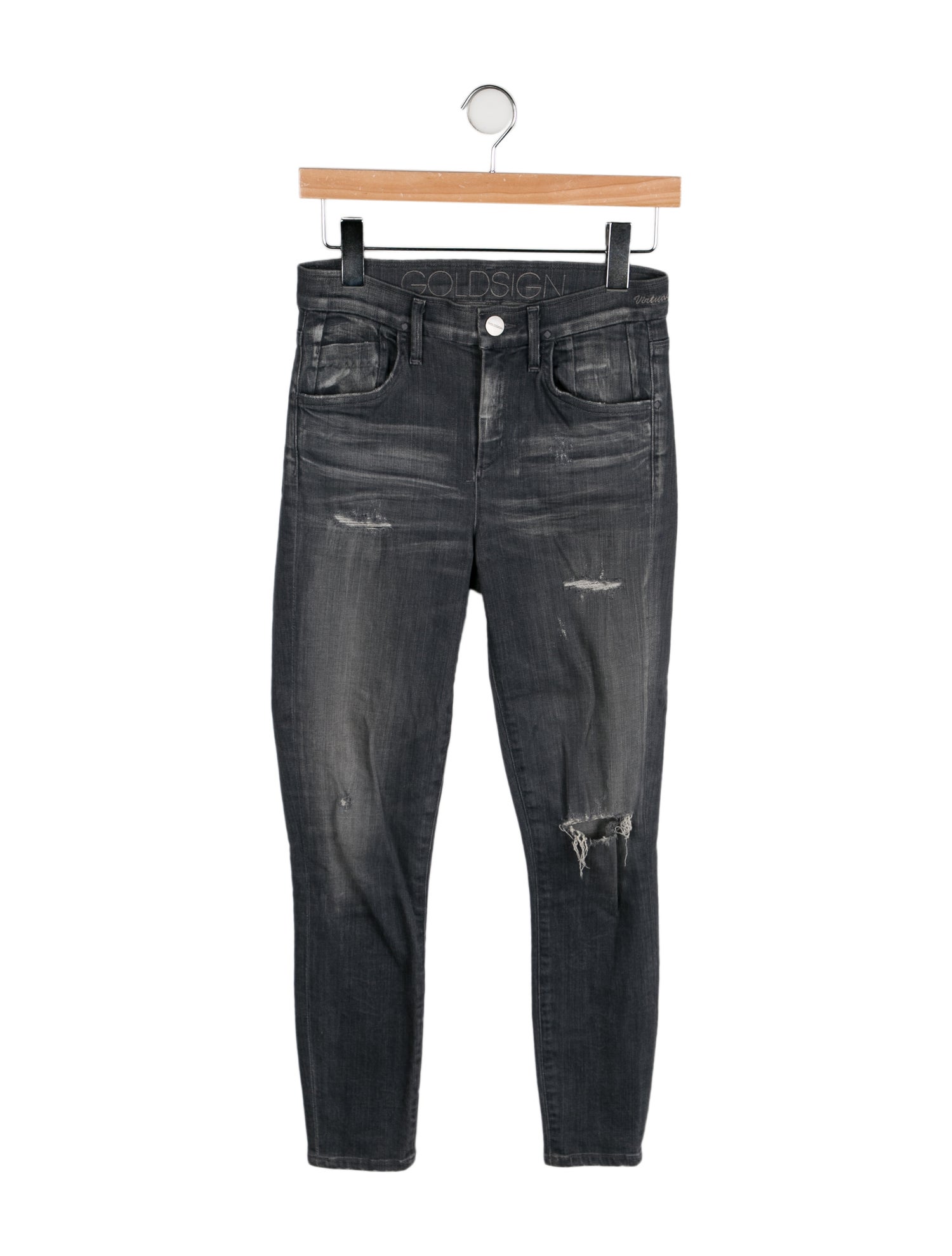 GoldSign Mid-Rise Skinny Leg Jeans