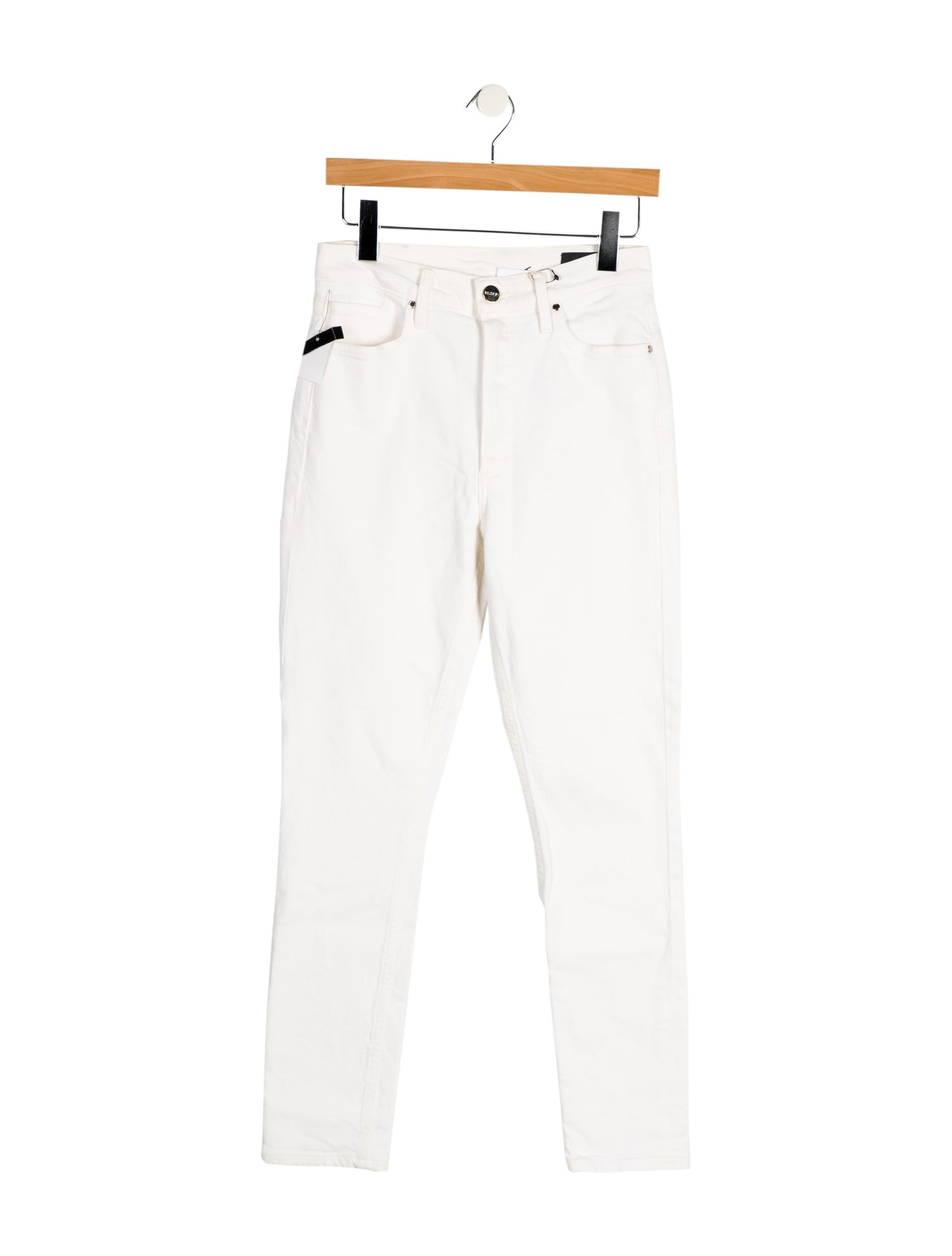 GoldSign High-Rise Skinny Leg Jeans